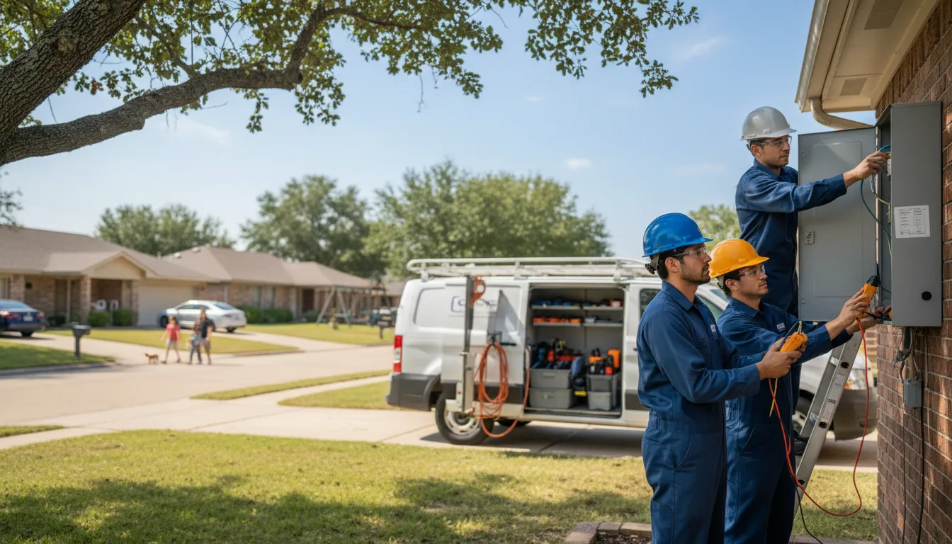 Certified electrician providing emergency electrical services in Tignall, GA